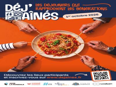 Dej'aînés - Les déjeuners qui rapprochent les générations