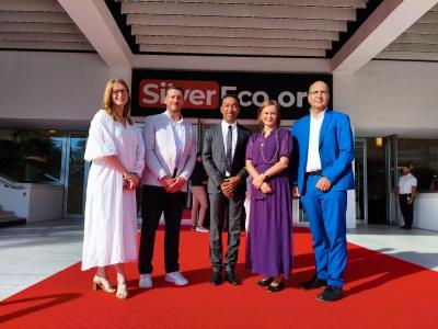 Photo lors du Silver Eco à Cannes